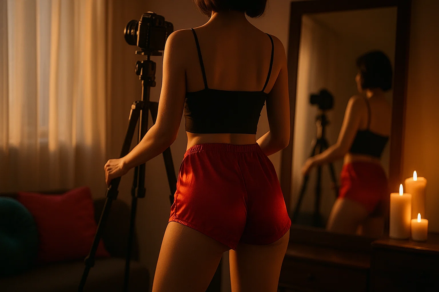 Cómo tomar fotos de pompis: posiciones, luz y encuadre para belfies elegantes