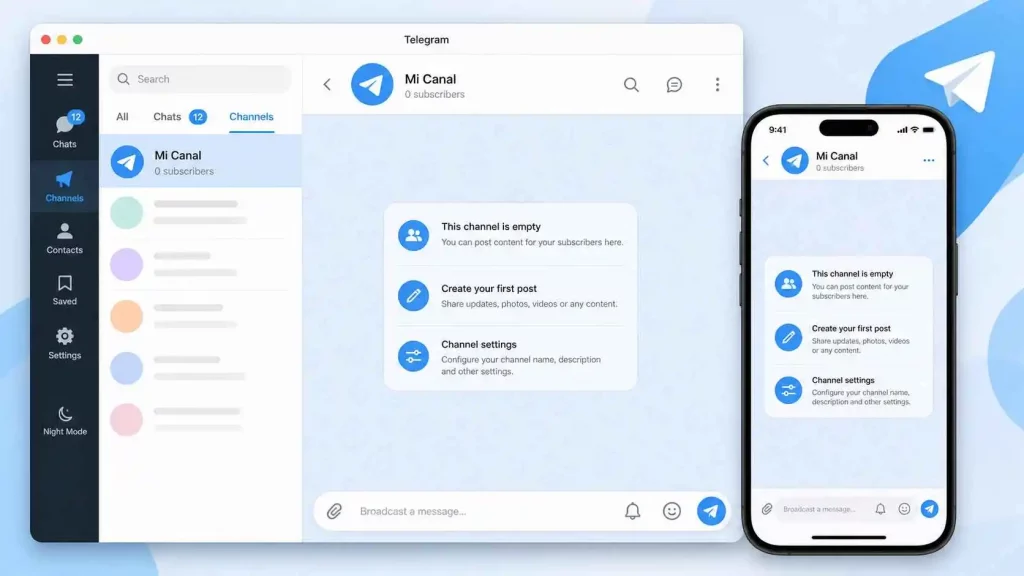 cómo crear canal de telegram para contenido erótico paso a paso configuración 2026