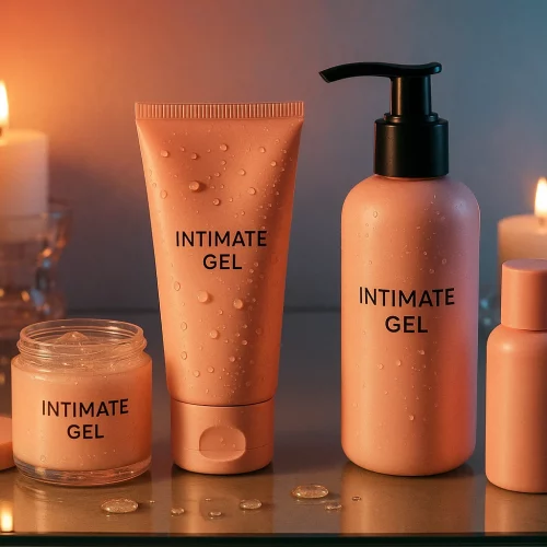 lubricante para sexo anal sobre mesa elegante