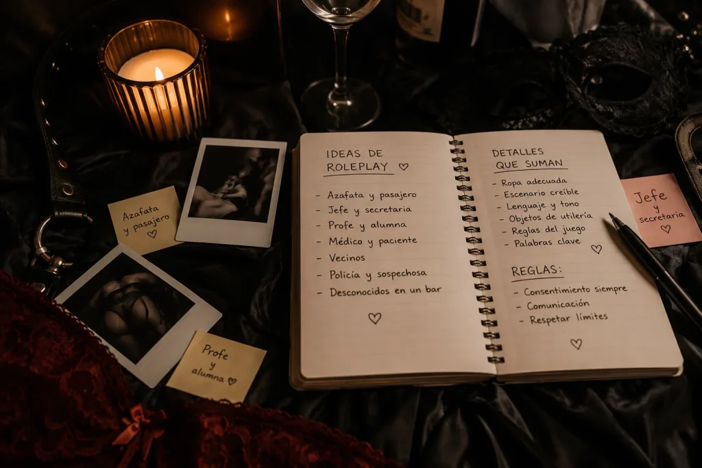 roleplay erótico guiones tipos escenarios pareja