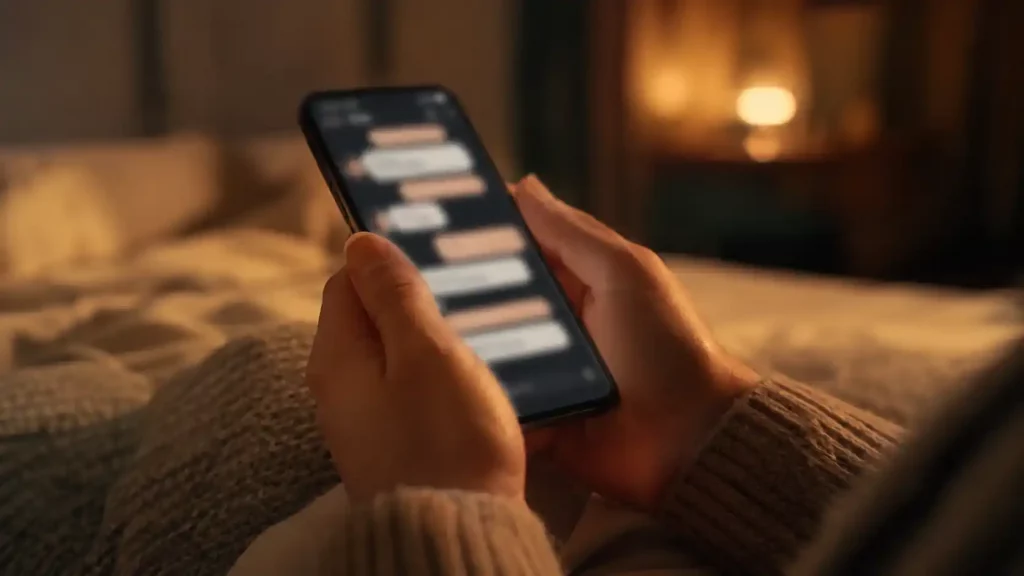 ejemplos sexting pareja mensajes nivel intensidad