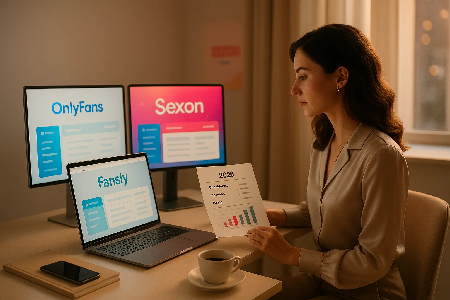 Fansly vs OnlyFans vs Sexon (2026): ¿qué te conviene si empiezas hoy?