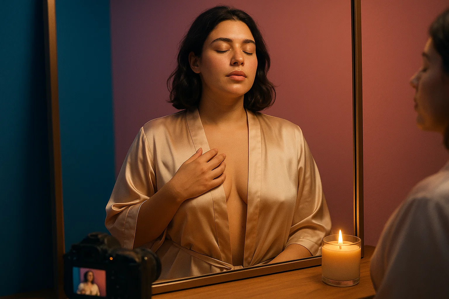 Cuerpo, cámara y autoconfianza: rituales antes de grabar contenido erótico