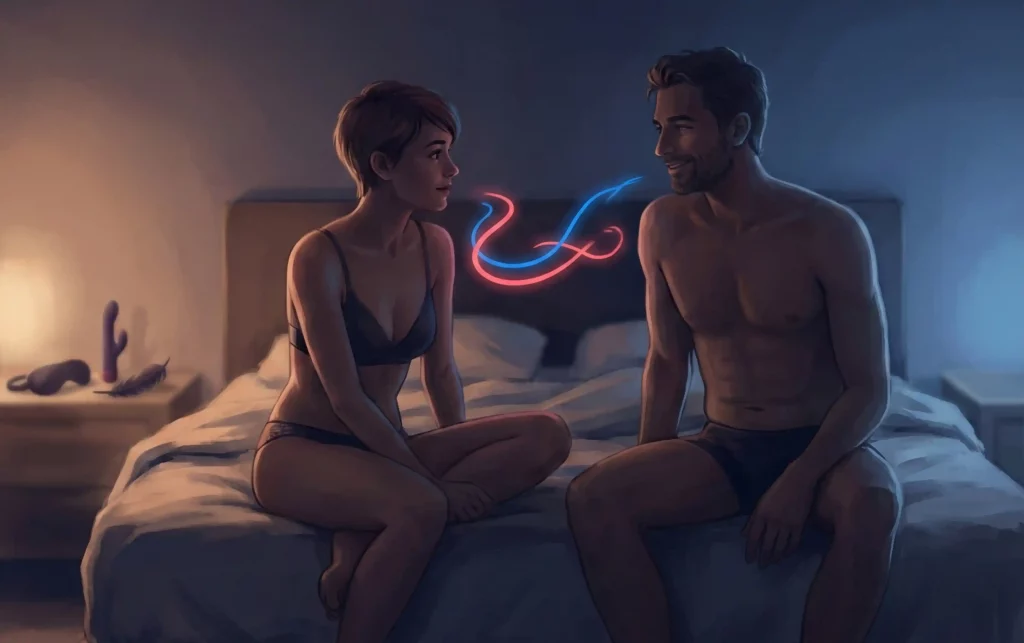 probar cosas nuevas en el sexo pareja explorando intimidad