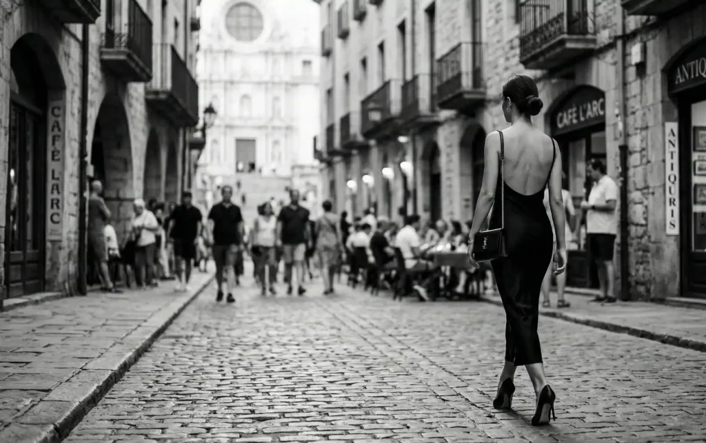 Sandra reflexionando sobre la importancia de estudiar el mercado antes de trabajar como escort en una nueva ciudad