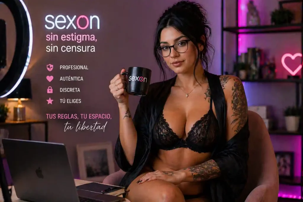 Creadora contenido adulto perfil profesional Sexon sin censura España