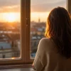 Mujer reflexionando junto a una ventana sobre por qué las mujeres piden el divorcio