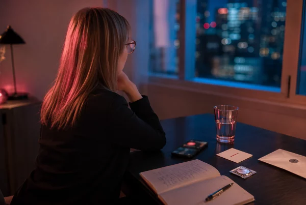 Mujer reflexiona sobre el sexo sin condón en el trabajo sexual